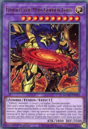 Eldlich the Mad Golden Lord (MGED-EN123) - Maximum Gold: El Dorado 1st Edition Maximum Gold: El Dorado Yugioh Single  Squirtle Squad Card Shop.