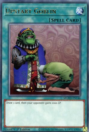 Upstart Goblin (MGED-EN146) - Maximum Gold: El Dorado 1st Edition Maximum Gold: El Dorado Yugioh Single  Squirtle Squad Card Shop.