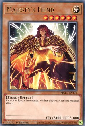 Majesty's Fiend (MGED-EN134) - Maximum Gold: El Dorado 1st Edition Maximum Gold: El Dorado Yugioh Single  Squirtle Squad Card Shop.
