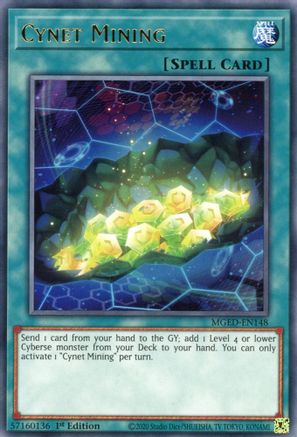 Cynet Mining (MGED-EN148) - Maximum Gold: El Dorado 1st Edition Maximum Gold: El Dorado Yugioh Single  Squirtle Squad Card Shop.