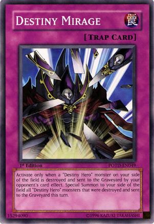 Destiny Mirage (POTD-EN049) - Power of the Duelist Unlimited Power of the Duelist Yugioh Single  Squirtle Squad Card Shop.