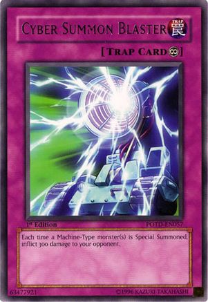 Cyber Summon Blaster (POTD-EN057) - Power of the Duelist 1st Edition Power of the Duelist Yugioh Single  Squirtle Squad Card Shop.