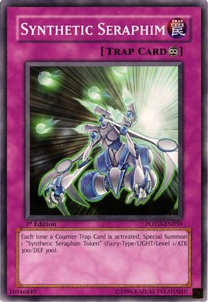Synthetic Seraphim (POTD-EN059) - Power of the Duelist Unlimited Power of the Duelist Yugioh Single  Squirtle Squad Card Shop.