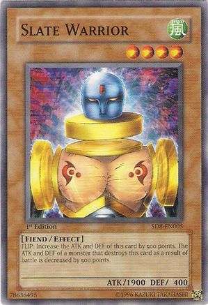 Slate Warrior (SD8-EN005) - Structure Deck: Lord of the Storm 1st Edition Structure Deck: Lord of the Storm Yugioh Single  Squirtle Squad Card Shop.