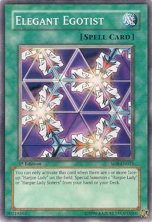 Elegant Egotist (SD8-EN021) - Structure Deck: Lord of the Storm Unlimited Structure Deck: Lord of the Storm Yugioh Single  Squirtle Squad Card Shop.