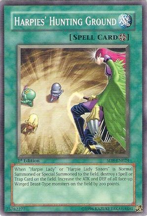 Harpies' Hunting Ground (SD8-EN024) - Structure Deck: Lord of the Storm 1st Edition Structure Deck: Lord of the Storm Yugioh Single  Squirtle Squad Card Shop.