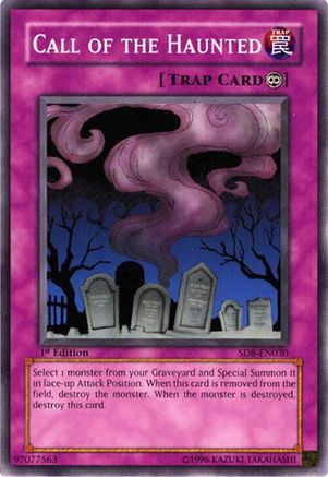 Call of the Haunted (SD8-EN030) - Structure Deck: Lord of the Storm Unlimited Structure Deck: Lord of the Storm Yugioh Single  Squirtle Squad Card Shop.