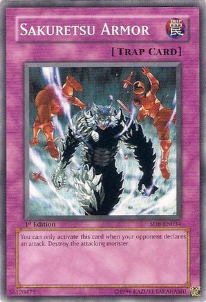 Sakuretsu Armor (SD8-EN034) - Structure Deck: Lord of the Storm 1st Edition Structure Deck: Lord of the Storm Yugioh Single  Squirtle Squad Card Shop.
