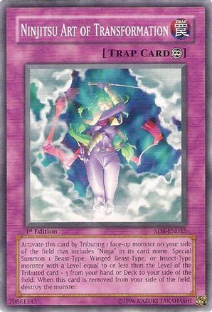 Ninjitsu Art of Transformation (SD8-EN035) - Structure Deck: Lord of the Storm 1st Edition Structure Deck: Lord of the Storm Yugioh Single  Squirtle Squad Card Shop.