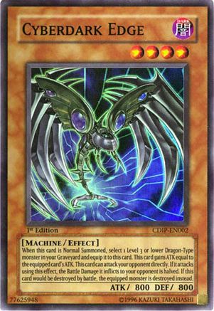 Cyberdark Edge (CDIP-EN002) - Cyberdark Impact Unlimited Cyberdark Impact Yugioh Single  Squirtle Squad Card Shop.