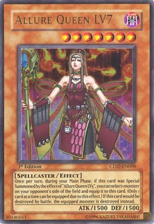 Allure Queen LV7 (CDIP-EN008) - Cyberdark Impact 1st Edition Cyberdark Impact Yugioh Single  Squirtle Squad Card Shop.