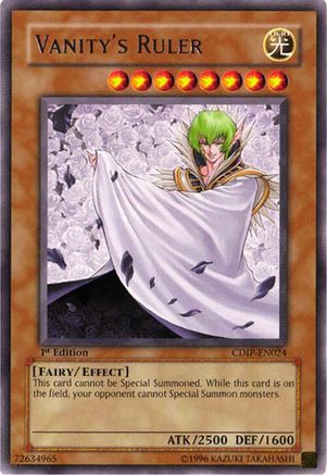 Vanity's Ruler (CDIP-EN024) - Cyberdark Impact 1st Edition Cyberdark Impact Yugioh Single  Squirtle Squad Card Shop.