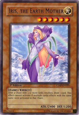 Iris, the Earth Mother (CDIP-EN025) - Cyberdark Impact 1st Edition Cyberdark Impact Yugioh Single  Squirtle Squad Card Shop.