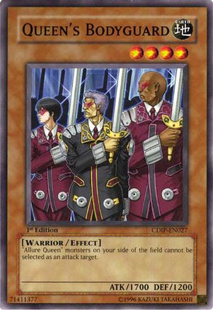 Queen's Bodyguard (CDIP-EN027) - Cyberdark Impact Unlimited Cyberdark Impact Yugioh Single  Squirtle Squad Card Shop.