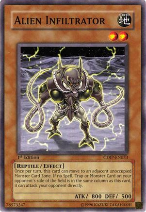 Alien Infiltrator (CDIP-EN033) - Cyberdark Impact 1st Edition Cyberdark Impact Yugioh Single  Squirtle Squad Card Shop.