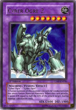 Cyber Ogre 2 (CDIP-EN036) - Cyberdark Impact Unlimited Cyberdark Impact Yugioh Single  Squirtle Squad Card Shop.