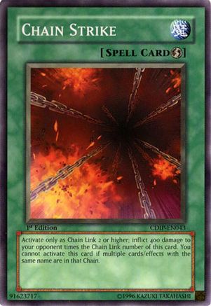Chain Strike (CDIP-EN043) - Cyberdark Impact Unlimited Cyberdark Impact Yugioh Single  Squirtle Squad Card Shop.