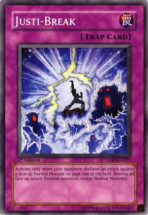 Justi-Break (CDIP-EN051) - Cyberdark Impact 1st Edition Cyberdark Impact Yugioh Single  Squirtle Squad Card Shop.