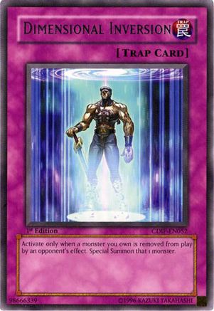 Dimensional Inversion (CDIP-EN052) - Cyberdark Impact 1st Edition Cyberdark Impact Yugioh Single  Squirtle Squad Card Shop.