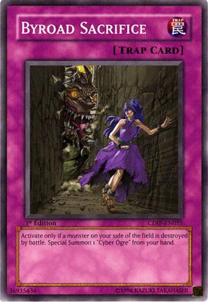 Byroad Sacrifice (CDIP-EN055) - Cyberdark Impact 1st Edition Cyberdark Impact Yugioh Single  Squirtle Squad Card Shop.