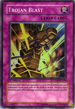 Trojan Blast (CDIP-EN056) - Cyberdark Impact Unlimited Cyberdark Impact Yugioh Single  Squirtle Squad Card Shop.