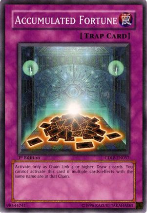 Accumulated Fortune (CDIP-EN057) - Cyberdark Impact Unlimited Cyberdark Impact Yugioh Single  Squirtle Squad Card Shop.