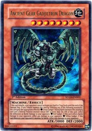 Ancient Gear Gadjiltron Dragon (SD10-EN001) - Structure Deck: Machine Re-Volt Unlimited Structure Deck: Machine Re-Volt Yugioh Single  Squirtle Squad Card Shop.