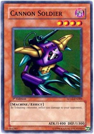 Cannon Soldier (SD10-EN009) - Structure Deck: Machine Re-Volt Unlimited Structure Deck: Machine Re-Volt Yugioh Single  Squirtle Squad Card Shop.