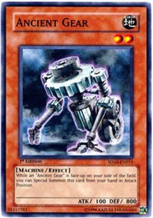 Ancient Gear (SD10-EN015) - Structure Deck: Machine Re-Volt 1st Edition Structure Deck: Machine Re-Volt Yugioh Single  Squirtle Squad Card Shop.