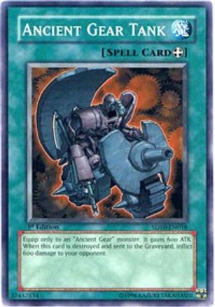 Ancient Gear Tank (SD10-EN018) - Structure Deck: Machine Re-Volt 1st Edition Structure Deck: Machine Re-Volt Yugioh Single  Squirtle Squad Card Shop.