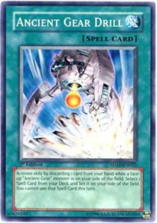 Ancient Gear Drill (SD10-EN022) - Structure Deck: Machine Re-Volt 1st Edition Structure Deck: Machine Re-Volt Yugioh Single  Squirtle Squad Card Shop.