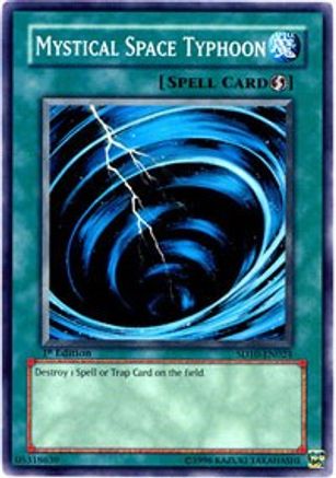 Mystical Space Typhoon (SD10-EN024) - Structure Deck: Machine Re-Volt Unlimited Structure Deck: Machine Re-Volt Yugioh Single  Squirtle Squad Card Shop.