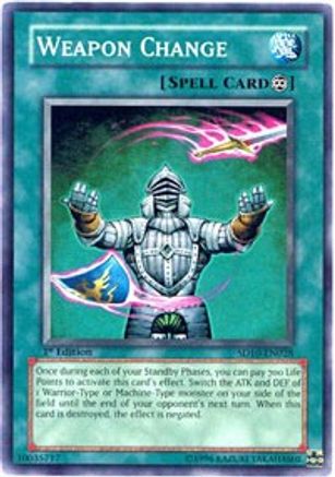 Weapon Change (SD10-EN028) - Structure Deck: Machine Re-Volt 1st Edition Structure Deck: Machine Re-Volt Yugioh Single  Squirtle Squad Card Shop.