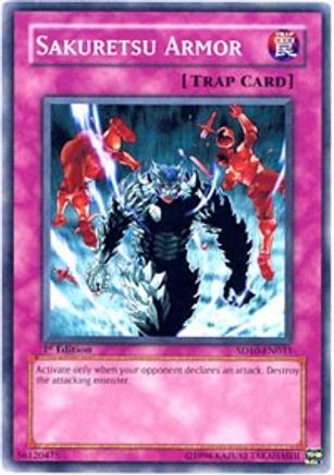 Sakuretsu Armor (SD10-EN033) - Structure Deck: Machine Re-Volt Unlimited Structure Deck: Machine Re-Volt Yugioh Single  Squirtle Squad Card Shop.