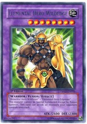 Elemental Hero Wildedge (DP03-EN010) - Duelist Pack 3: Jaden Yuki 2 1st Edition Duelist Pack 3: Jaden Yuki 2 Yugioh Single  Squirtle Squad Card Shop.