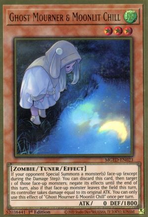 Ghost Mourner & Moonlit Chill (Alternate Art) (MGED-EN023) - Maximum Gold: El Dorado 1st Edition Maximum Gold: El Dorado Yugioh Single  Squirtle Squad Card Shop.