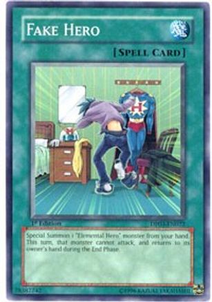 Fake Hero (DP03-EN022) - Duelist Pack 3: Jaden Yuki 2 1st Edition Duelist Pack 3: Jaden Yuki 2 Yugioh Single  Squirtle Squad Card Shop.