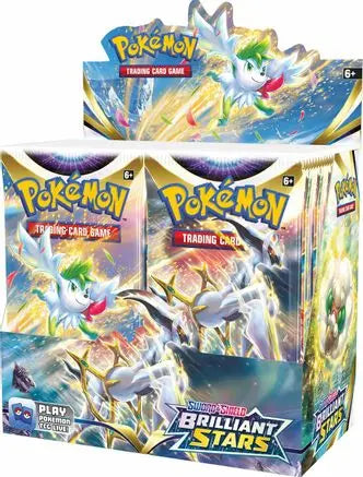 Brilliant Stars Booster Box SWSH09: Brilliant Stars Pokemon Sealed  Squirtle Squad Card Shop.