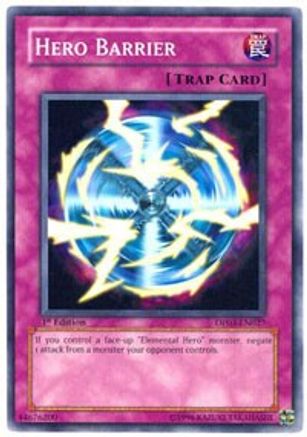 Hero Barrier (DP03-EN027) - Duelist Pack 3: Jaden Yuki 2 Unlimited Duelist Pack 3: Jaden Yuki 2 Yugioh Single  Squirtle Squad Card Shop.