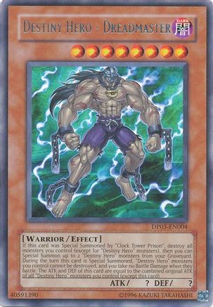 Destiny Hero - Dreadmaster (DP05-EN004) - Duelist Pack 5: Aster Phoenix Unlimited Duelist Pack 5: Aster Phoenix Yugioh Single  Squirtle Squad Card Shop.