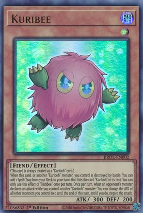 Kuribee (BROL-EN002) - Brothers of Legend 1st Edition Brothers of Legend Yugioh Single  Squirtle Squad Card Shop.