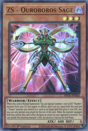 ZS - Ouroboros Sage (BROL-EN026) - Brothers of Legend 1st Edition Brothers of Legend Yugioh Single  Squirtle Squad Card Shop.