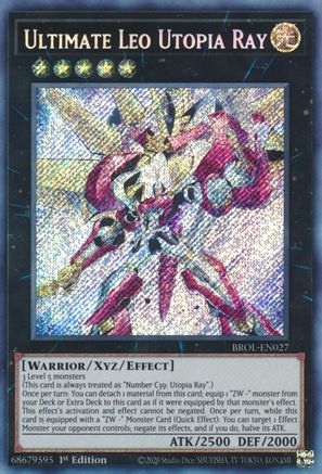 Ultimate Leo Utopia Ray (BROL-EN027) - Brothers of Legend 1st Edition Brothers of Legend Yugioh Single  Squirtle Squad Card Shop.