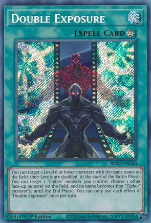 Double Exposure (BROL-EN040) - Brothers of Legend 1st Edition Brothers of Legend Yugioh Single  Squirtle Squad Card Shop.