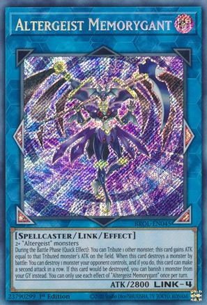 Altergeist Memorygant (BROL-EN045) - Brothers of Legend 1st Edition Brothers of Legend Yugioh Single  Squirtle Squad Card Shop.