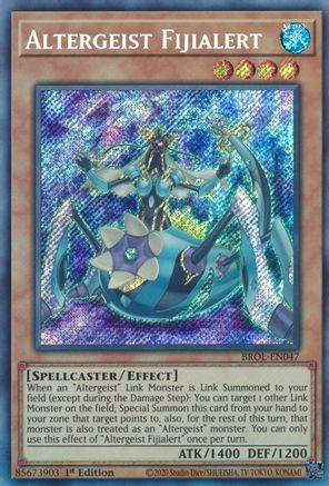 Altergeist Fijialert (BROL-EN047) - Brothers of Legend 1st Edition Brothers of Legend Yugioh Single  Squirtle Squad Card Shop.