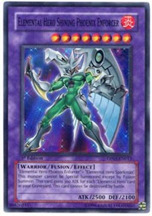 Elemental Hero Shining Phoenix Enforcer (DP05-EN013) - Duelist Pack 5: Aster Phoenix Unlimited Duelist Pack 5: Aster Phoenix Yugioh Single  Squirtle Squad Card Shop.
