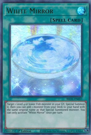 White Mirror (BROL-EN051) - Brothers of Legend 1st Edition Brothers of Legend Yugioh Single  Squirtle Squad Card Shop.