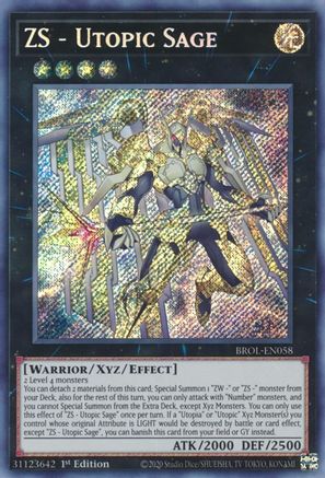 ZS - Utopic Sage (BROL-EN058) - Brothers of Legend 1st Edition Brothers of Legend Yugioh Single  Squirtle Squad Card Shop.