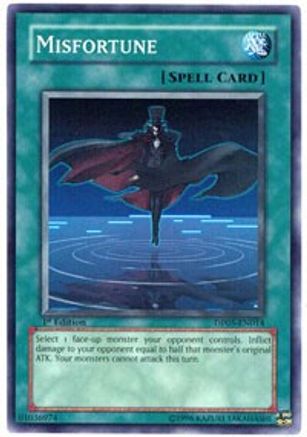 Misfortune (DP05-EN014) - Duelist Pack 5: Aster Phoenix 1st Edition Duelist Pack 5: Aster Phoenix Yugioh Single  Squirtle Squad Card Shop.